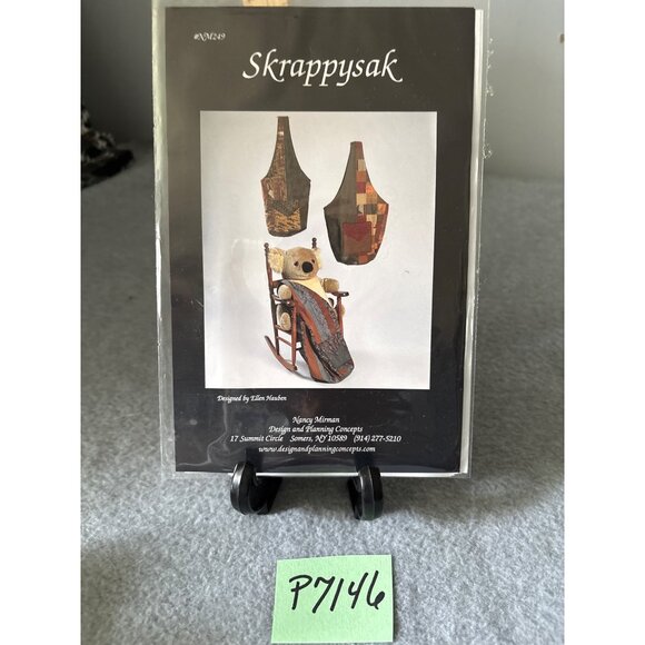 Skappysak Shoulder Bag Pattern Nancy Halvorsen Roomy Design 1996 - Picture 4 of 4